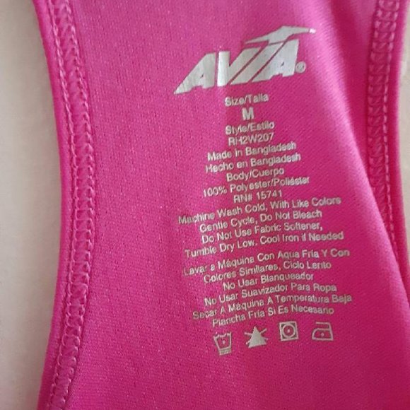 Retro 2000s Pink Workout Tank Top (Double Strap) - Picture 3 of 3